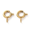 Ion Plating(IP) 304 Stainless Steel Spring Ring Clasps X-STAS-C114-04A-G-1