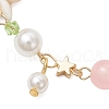 2Pcs 2 Colors Synthetic Turquoise Beads Charm Bracelets BJEW-JB11849-3