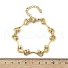 304 Stainless Steel Link Chain Bracelets for Women BJEW-F488-09G-3