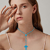 DICOSMETIC Luminous Plastic Pendant Necklaces NJEW-DC0001-06A-6