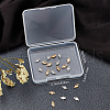Beebeecraft 20Pcs 2 Colors Brass Micro Pave Clear Cubic Zirconia Connector Charms KK-BBC0002-17-7