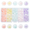   120Pcs 10 Colors Transparent Acrylic Beads TACR-PH0001-51-1