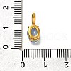 Ion Plating(IP) 304 Stainless Steel Rhinestone Pendants STAS-A104-11G-08-3