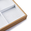 2 Row 6 Grids Removable Imitation Leather Jewelry Trays CON-G023-14-2