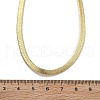 Brass Flat Snake Chain Necklaces for Women NJEW-U035-05G-5