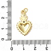Brass Micro Pave Cubic Zirconia Pendants KK-P303-15A-G-3