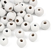 Dyed Natural Wooden Beads WOOD-XCP0002-06-1