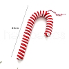 Christmas Cloth Stripe Candy Pendant Decorations PW-WG1E18D-03-1