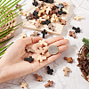 Kissitty Wooden Pendants WOOD-KS0001-09-5