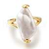 Rack Plating Brass Finger Rings for Women RJEW-C112-02G-2