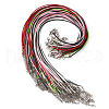 Waxed Cotton Cord Necklace Making MAK-BT0001-03-1