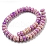 Synthetic Coral Dyed Beads Strands CORA-P008-07D-4
