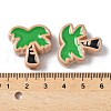 10Pcs Acrylic Enamel Beads OACR-H048-01A-02-3