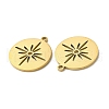 Ion Plating(IP) 304 Stainless Steel Pendants STAS-L020-002G-2