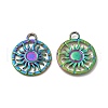 Ion Plating(IP) 304 Stainless Steel Pendant Cabochon Settings STAS-A070-16MC-1