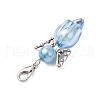 6Pcs Acrylic Angel Tulip Pendant Decorations HJEW-JM02565-5