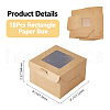 Square Kraft Paper Storage Gift Boxes CON-WH0095-81A-01-2