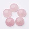 Natural Rose Quartz Cabochons G-ROSE12x5-1