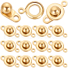 Beebeecraft 20Pcs 201 Stainless Steel Snap Clasps STAS-BBC0005-88A-1