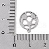 Non-Tarnish 304 Stainless Steel Pendants STAS-B062-06P-3