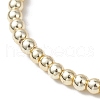 Electroplate Non-magnetic Synthetic Hematite Beaded Stretch Bracelets for Women BJEW-JB11504-04-4