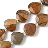Natural Picture Jasper Beads Strands G-D316-A06-2