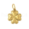 304 Stainless Steel Pendants STAS-P391-02G-1