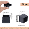 Square Shaped Plastic Furniture Leg Covers KY-WH0048-34C-2