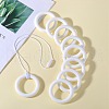 9Pcs Ring Food Grade Eco-Friendly Silicone Beads JX895B-7