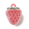 Flocky Resin Pendants FIND-I044-27-1