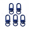 Spray Painted Eco-Friendly Alloy Swivel Snap Hooks Clasps PALLOY-T080-02B-NR-1
