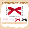 CRASPIRE Bowknot Polyester Alligator Hair Clips AJEW-CP0008-35B-2