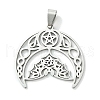 Non-Tarnish 201 Stainless Steel Pendants STAS-U003-14P-1