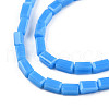Opaque Solid Color Glass Beads Strands GLAA-N052-03-A16-3
