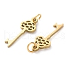 Ion Plating(IP) 304 Stainless Steel Pendants STAS-Q333-22G-2