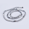 Electroplate Non-magnetic Synthetic Hematite Beads Strands G-J382-2x4x2mm-A06-1