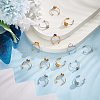 Unicraftale 304 Stainless Steel Cuff Pad Ring Settings STAS-UN0025-85-1