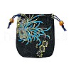 Chinese Style Brocade Drawstring Gift Blessing Bags PW-WG932CA-04-1