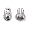 304 Stainless Steel Bead Tips STAS-R063-22-2