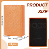 Cardboard Diamond Print Jewelry Storage Box CON-WH0084-79-2