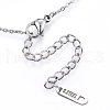Non-Tarnish 304 Stainless Steel Pendant Necklaces NJEW-H439-07P-2