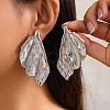 Leaf Alloy Stud Earrings FS-WG95854-04-1