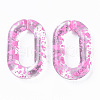 Transparent Acrylic Linking Rings OACR-N009-013A-01-2