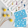 Acrylic Earring Handwork Template DIY-WH0359-086-6