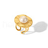 Vintage Chinese Style Stainless Steel Cuff Rings for Women ZU7314-3-3