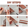 2-Tier Transparent Acrylic Minifigures Display Risers ODIS-WH0002-59-8