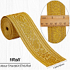 Gorgecraft 4.6~5 Yards Ethnic Style Polyester Jacquard Ribbon for Sewing Decoration OCOR-GF0003-96E-2