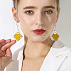 Brass Micro Pave Cubic Zirconia Charms KK-BC0006-30G-7
