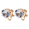 Alloy Silicone Clip-on Earrings EJEW-Z120-02G-01-4