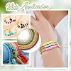 ARRICRAFT 7 Strands 7 Colors Handmade Polymer Clay Beads Strands CLAY-AR0001-34-7